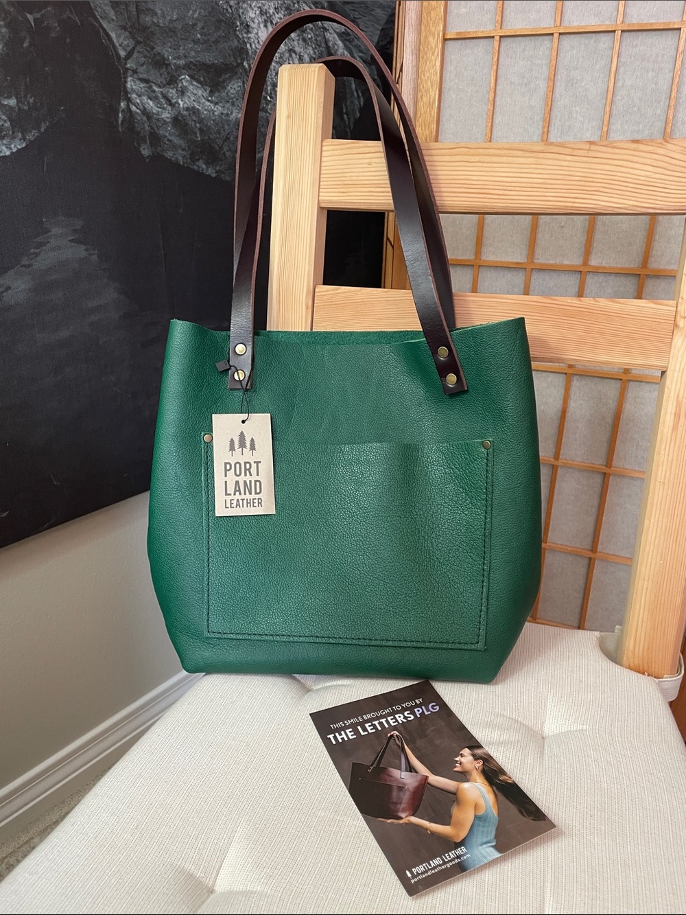 Portland Leather Classic Small Tote in Bacalar NWT